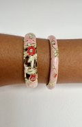 Duo de bracelets floraux