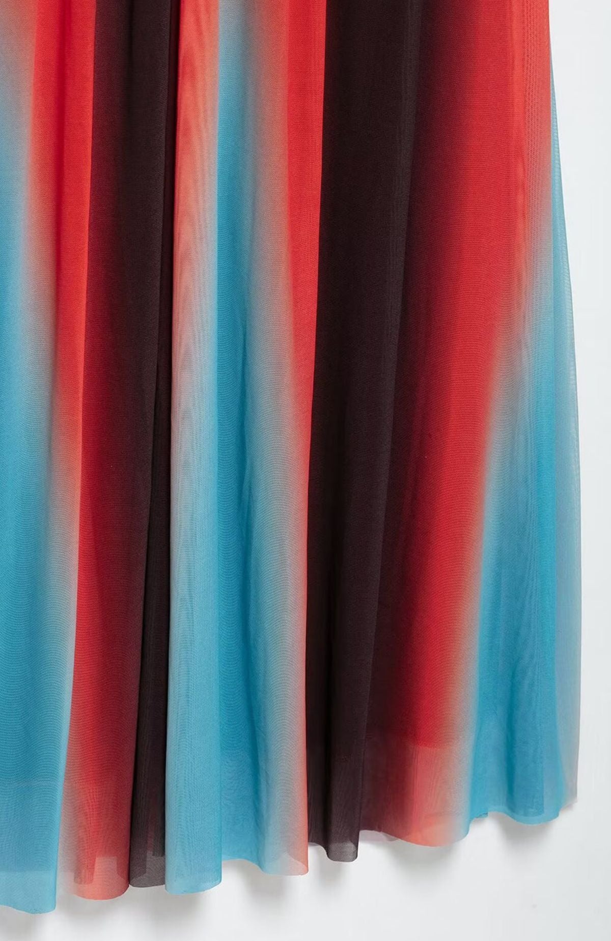 Robe longue dégradée "Flamme d’Azur"
